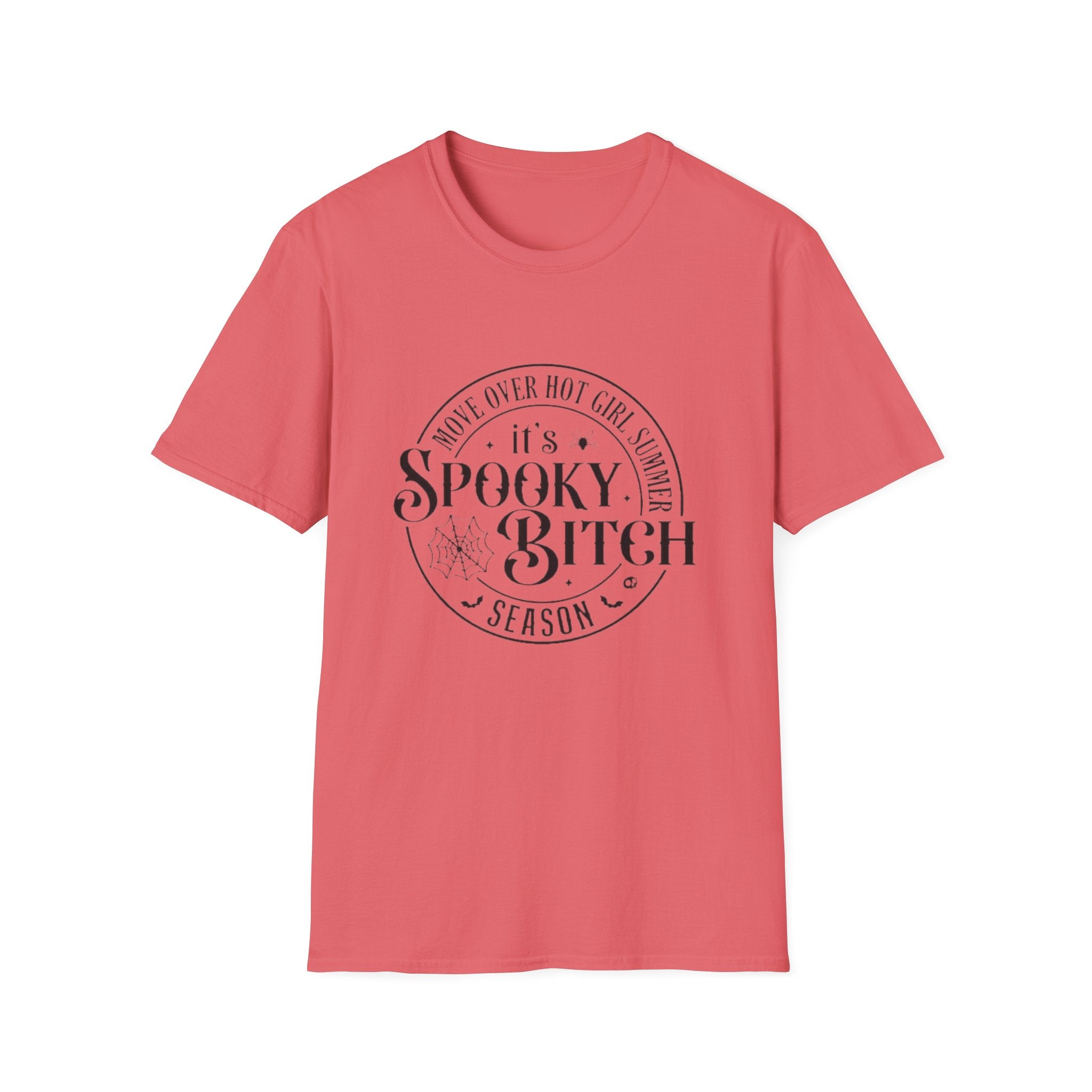 Spooky Bitch T-Shirt — "Move Over Hot Girl Summer" Halloween Tee by Printify