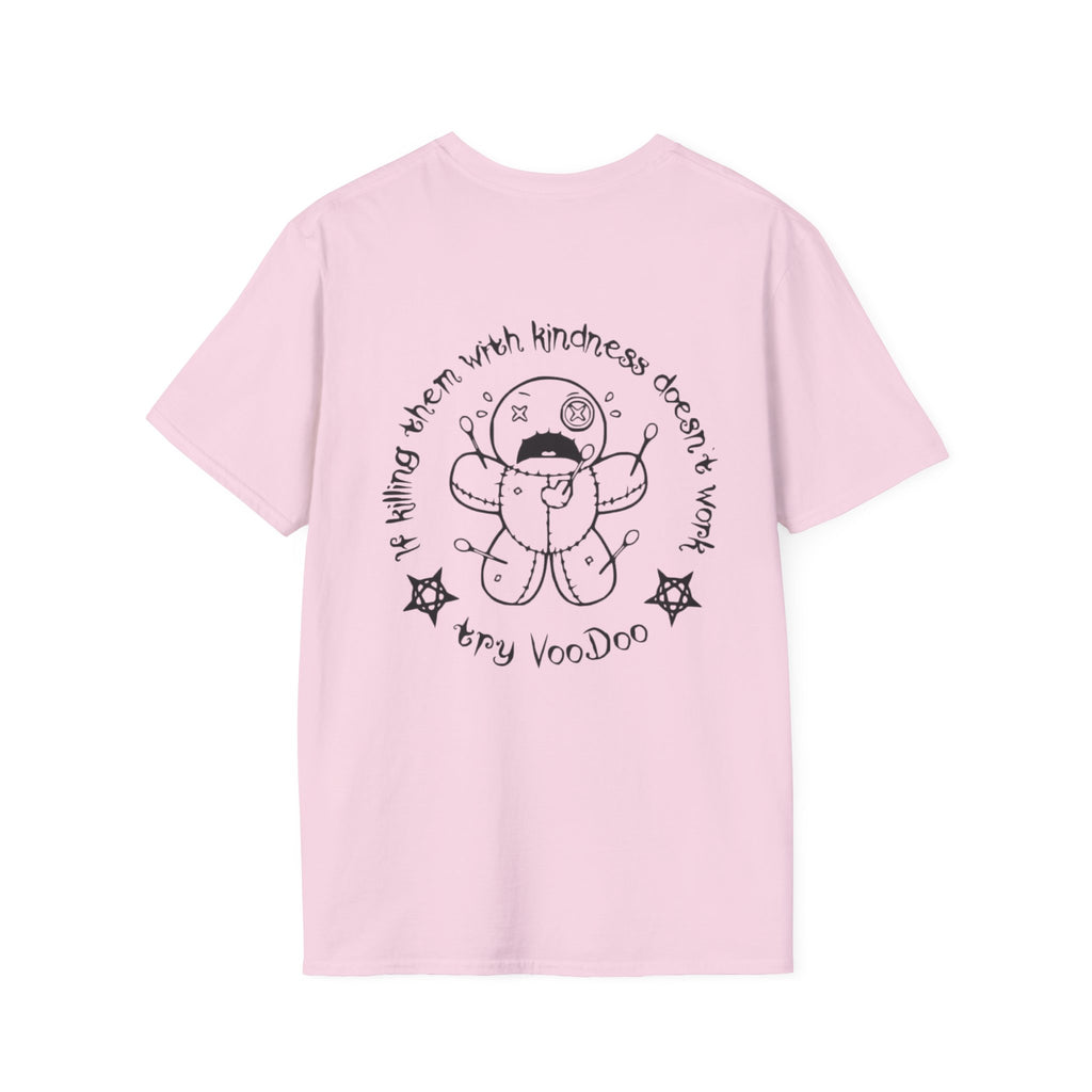 Minimal Angel Bear Chest Pocket T-Shirt by Printify