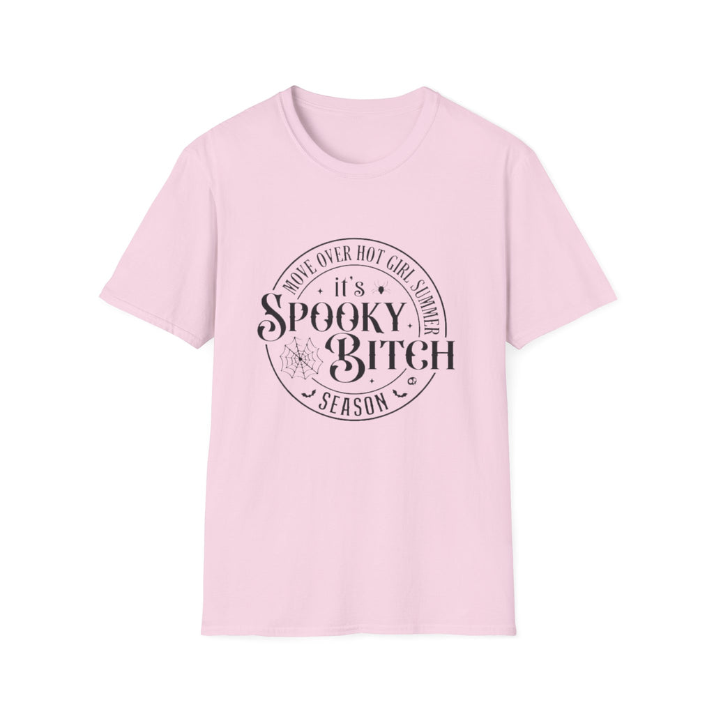 Spooky Bitch T-Shirt — "Move Over Hot Girl Summer" Halloween Tee by Printify