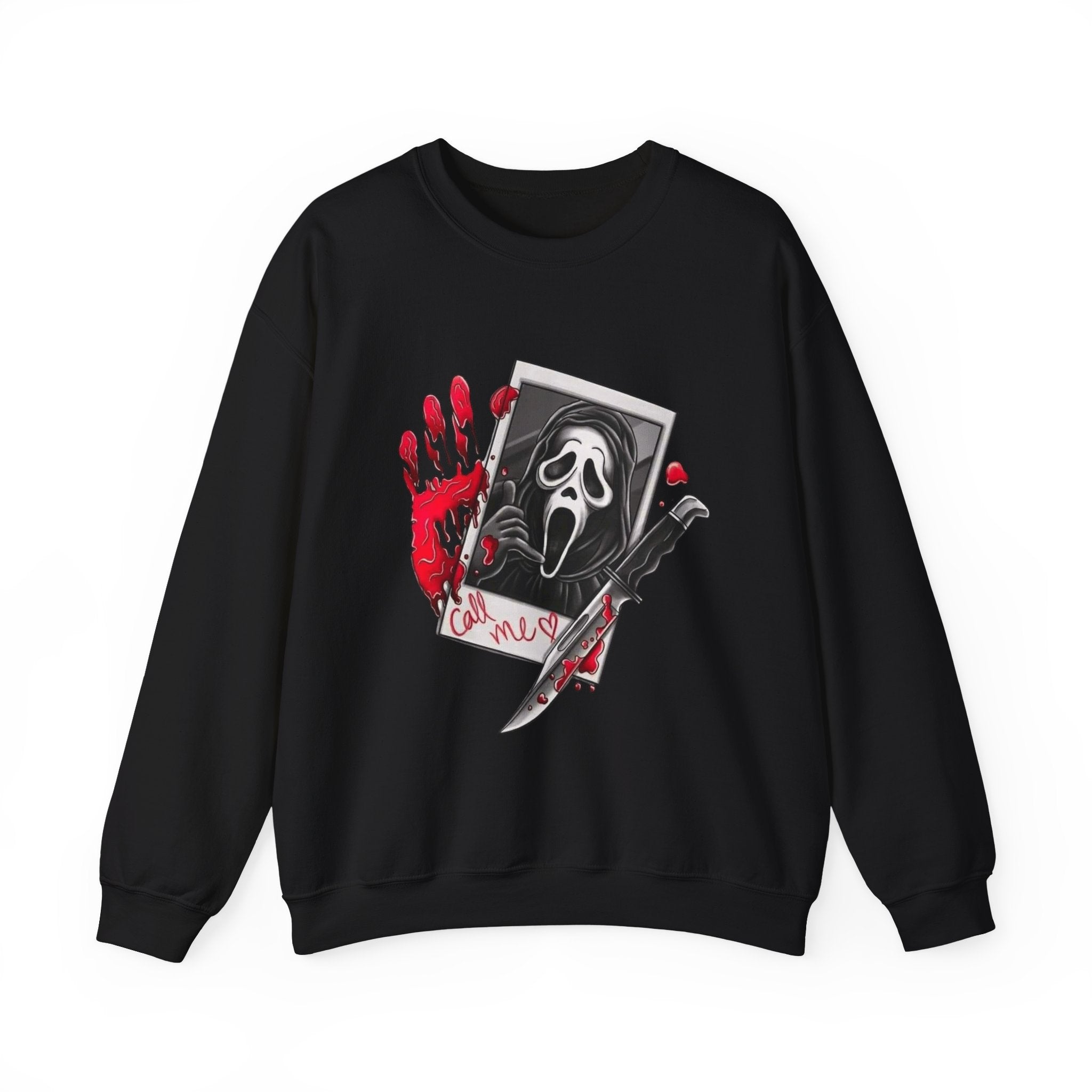 Scream Movie Valentine's Crewneck Sweatshirt by Printify