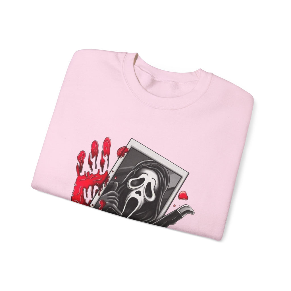 Scream Movie Valentine's Crewneck Sweatshirt by Printify