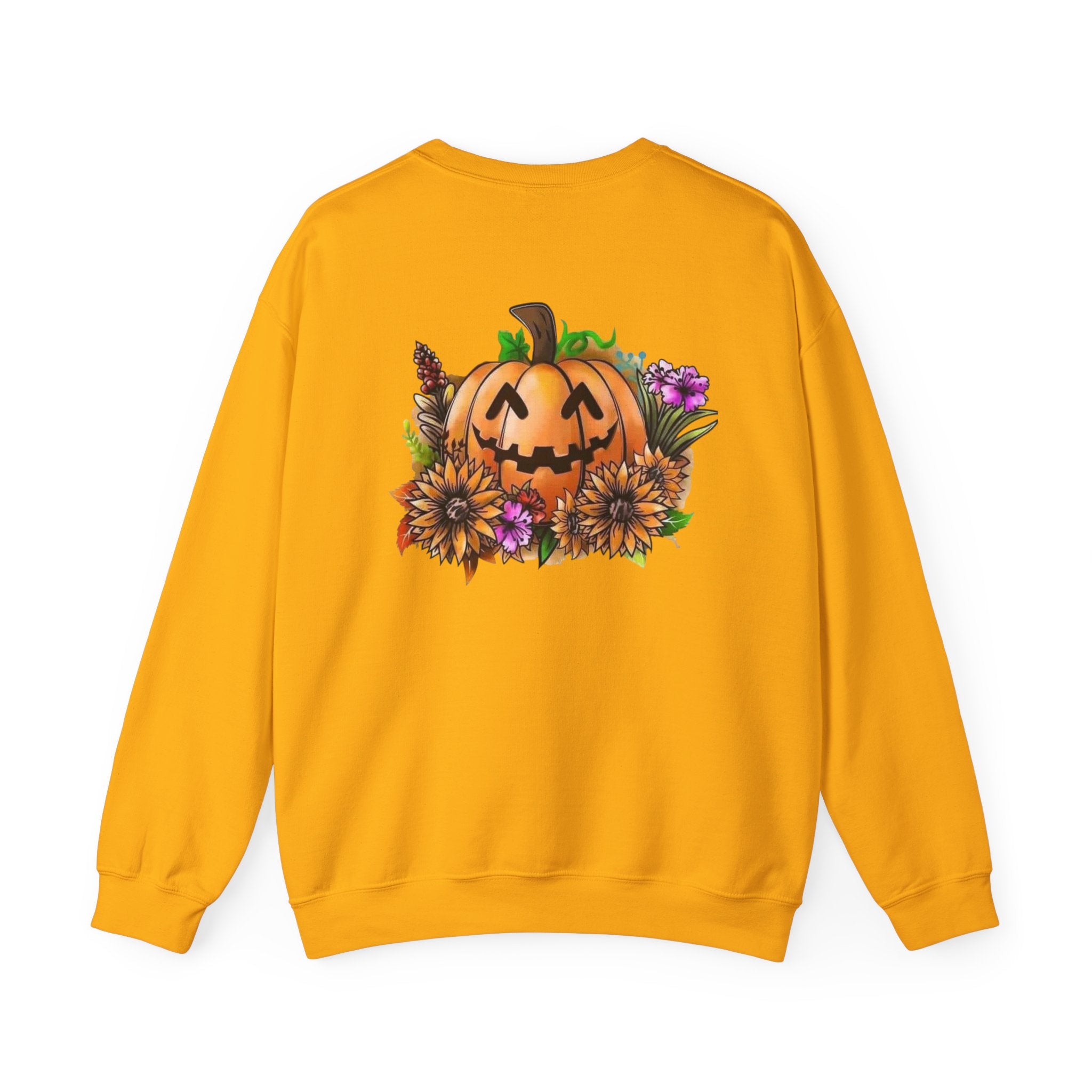 Fall Vibes Sweatshirt, Cozy Pullover, Halloween Gift, Pumpkin Crewneck, Autumn Apparel, Fall Fashion by Printify
