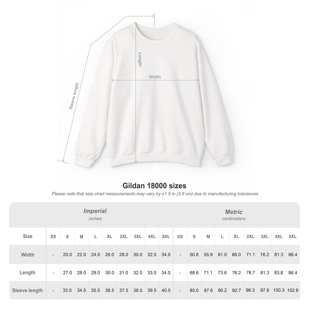Spooky Vibes Sweatshirt — "Thick Thighs and Spooky Vibes" Halloween Crewneck by Printify