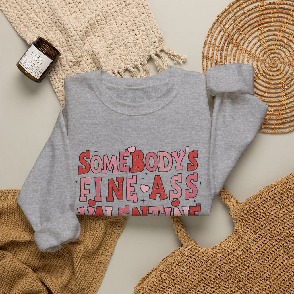 Valentine Fine A Sweatshirt by Printify