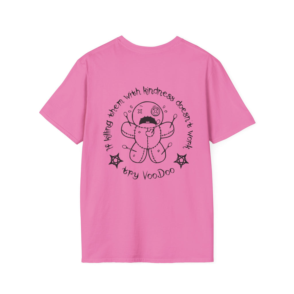 Minimal Angel Bear Chest Pocket T-Shirt by Printify