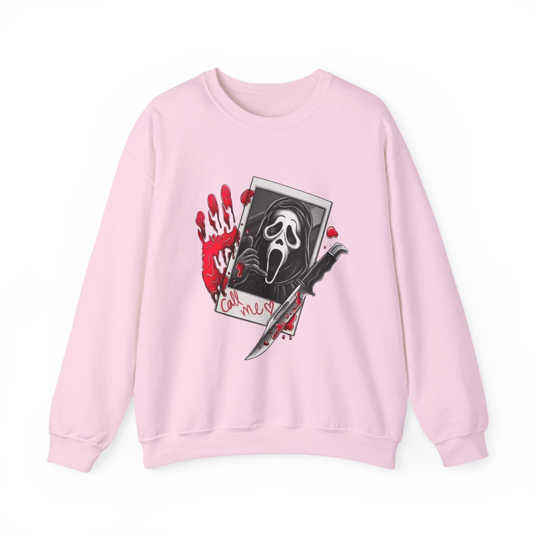 Scream Movie Valentine's Crewneck Sweatshirt by Printify