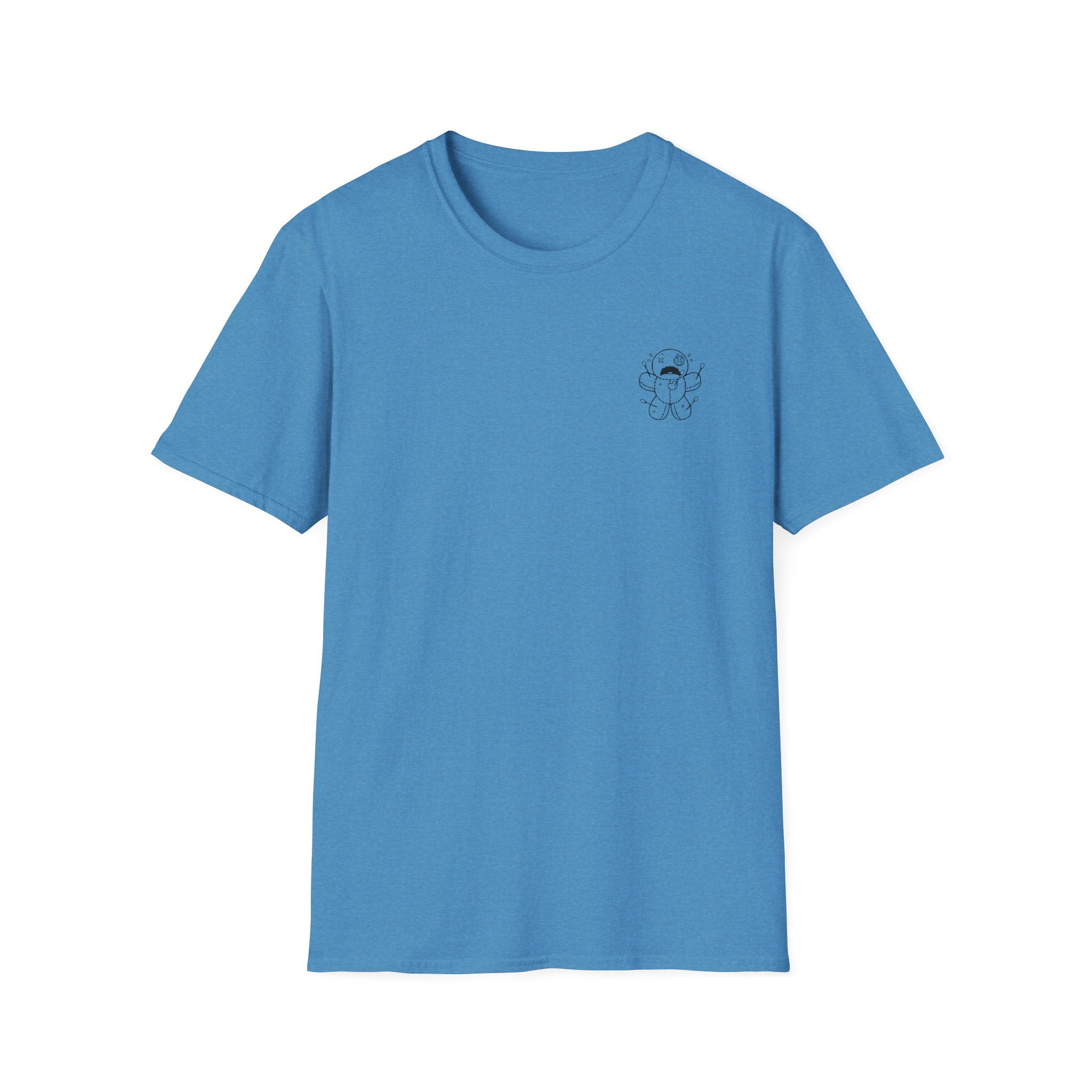 Minimal Angel Bear Chest Pocket T-Shirt by Printify