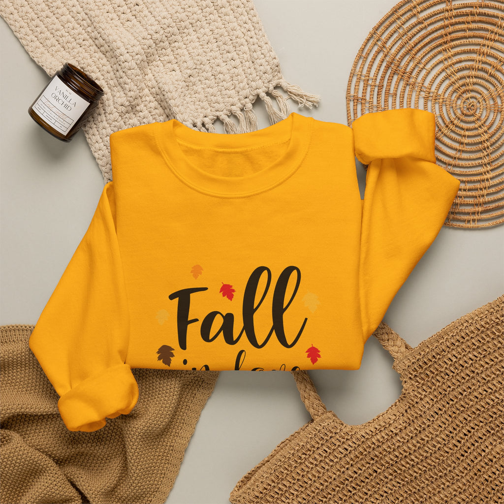 Just a Girl Who Loves Fall Crewneck Sweatshirt – Cozy Autumn Pullover by Printify