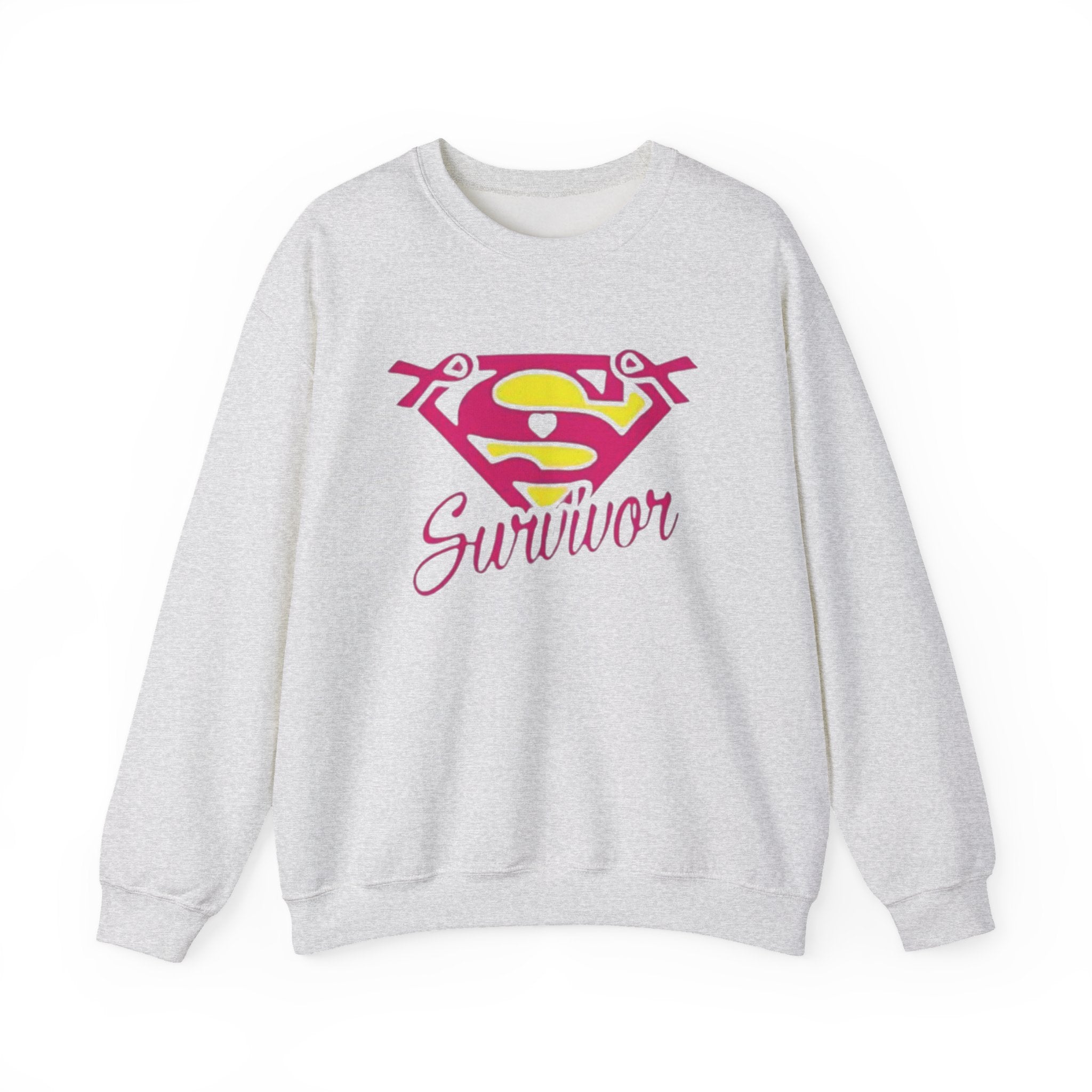 Super Survivor Crewneck Sweatshirt for Strong Individuals by Printify