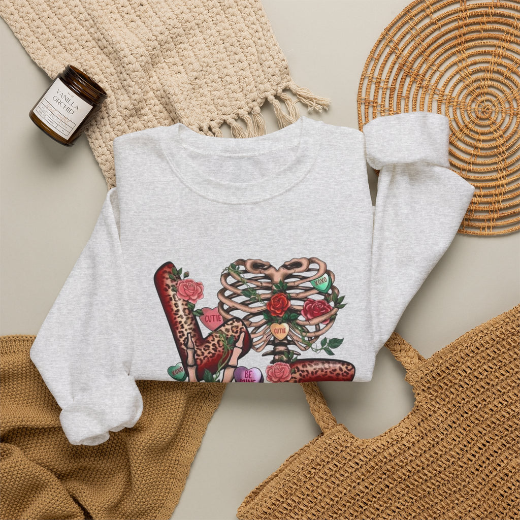 Valentine's Day Love Crewneck Sweatshirt by Printify