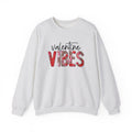 Valentine Vibes Sweatshirt, Love Theme Crewneck, Heart Day Pullover, Romantic Apparel, February Gift Top by Printify