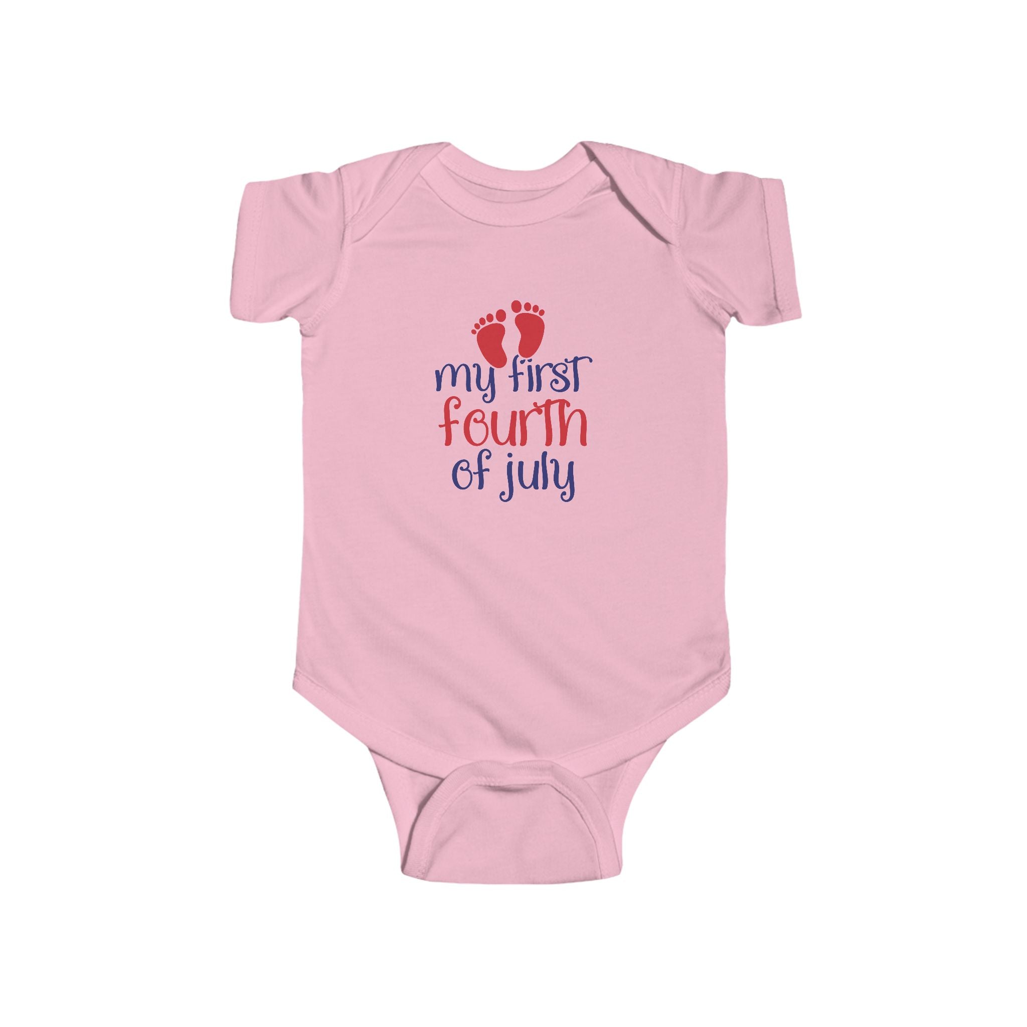Patriotic Infant Bodysuit - My First Fourth of July Baby Outfit, Celebration Wear, Baby Shower Gift, Newborn Clothes, July 4th Apparel by Printify