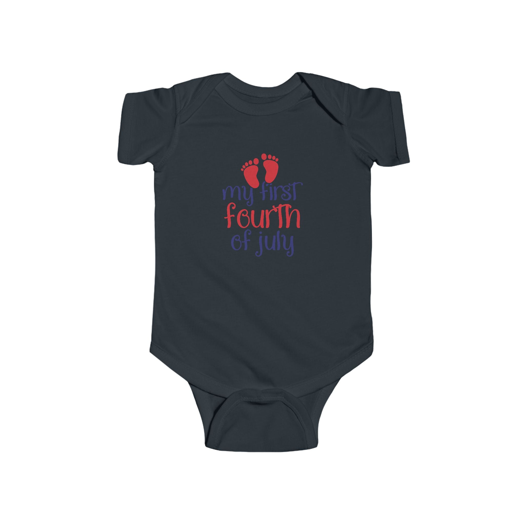 Patriotic Infant Bodysuit - My First Fourth of July Baby Outfit, Celebration Wear, Baby Shower Gift, Newborn Clothes, July 4th Apparel by Printify