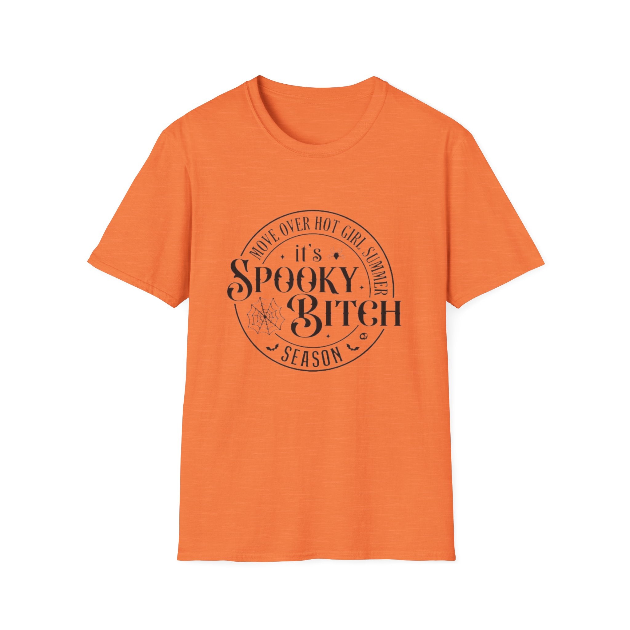 Spooky Bitch T-Shirt — "Move Over Hot Girl Summer" Halloween Tee by Printify