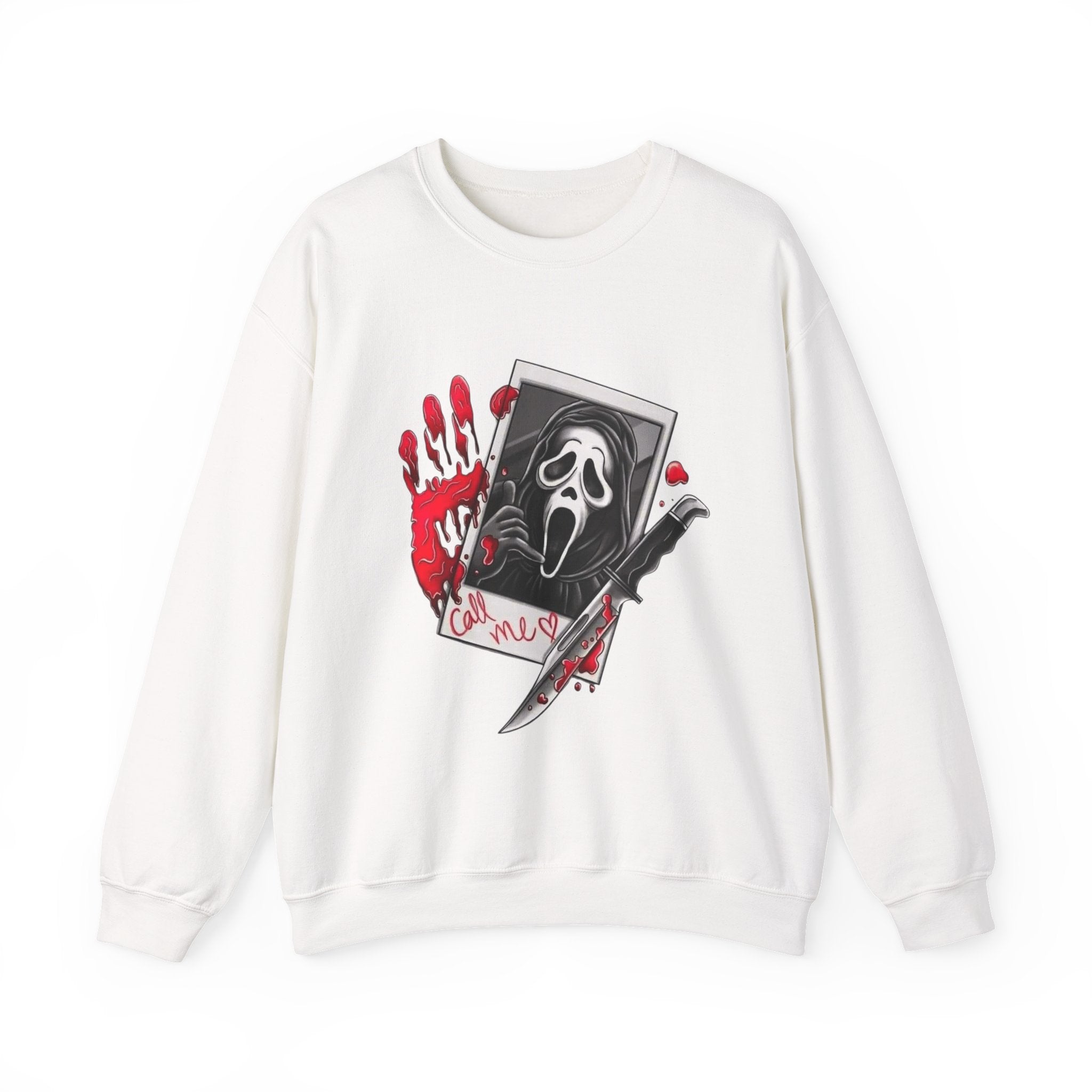 Scream Movie Valentine's Crewneck Sweatshirt by Printify