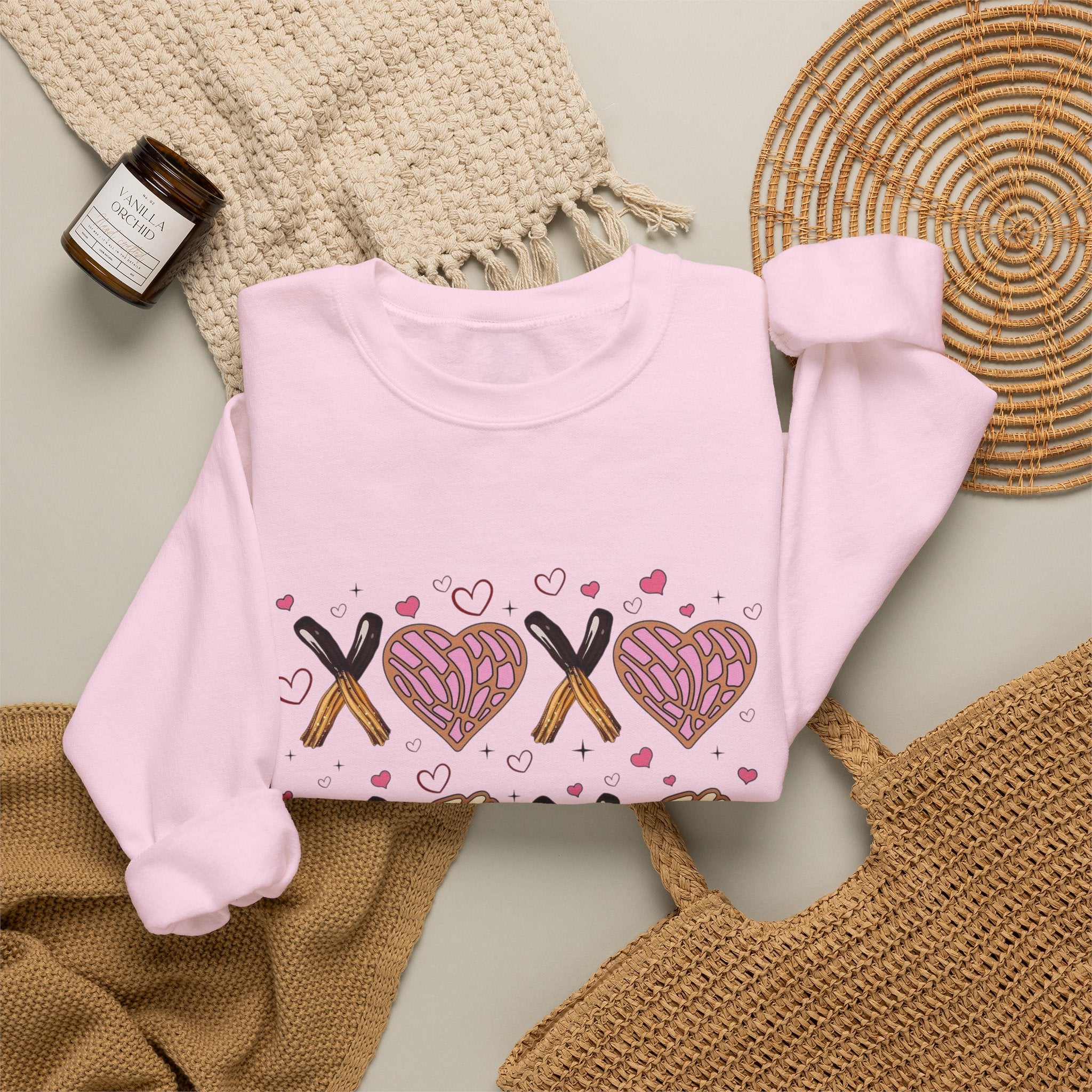 XOXO Crewneck Sweatshirt by Printify