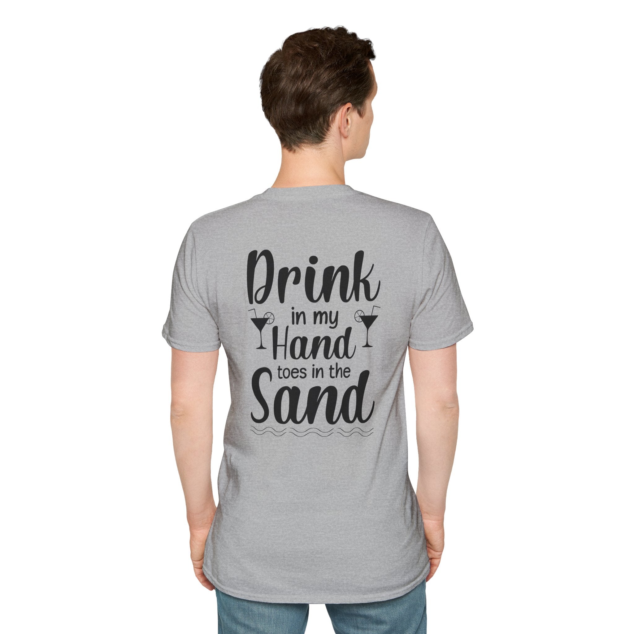 Happy and Salty T-Shirt — Nautical Anchor Graphic Tee by Printify