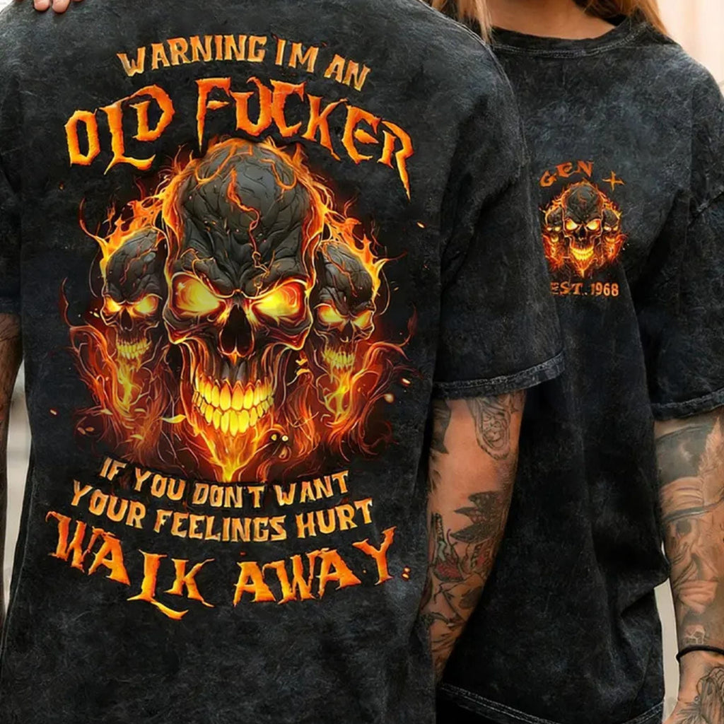 Gen X Warning Skull T-Shirt – Chaosmoda Custom Year by Teezioo