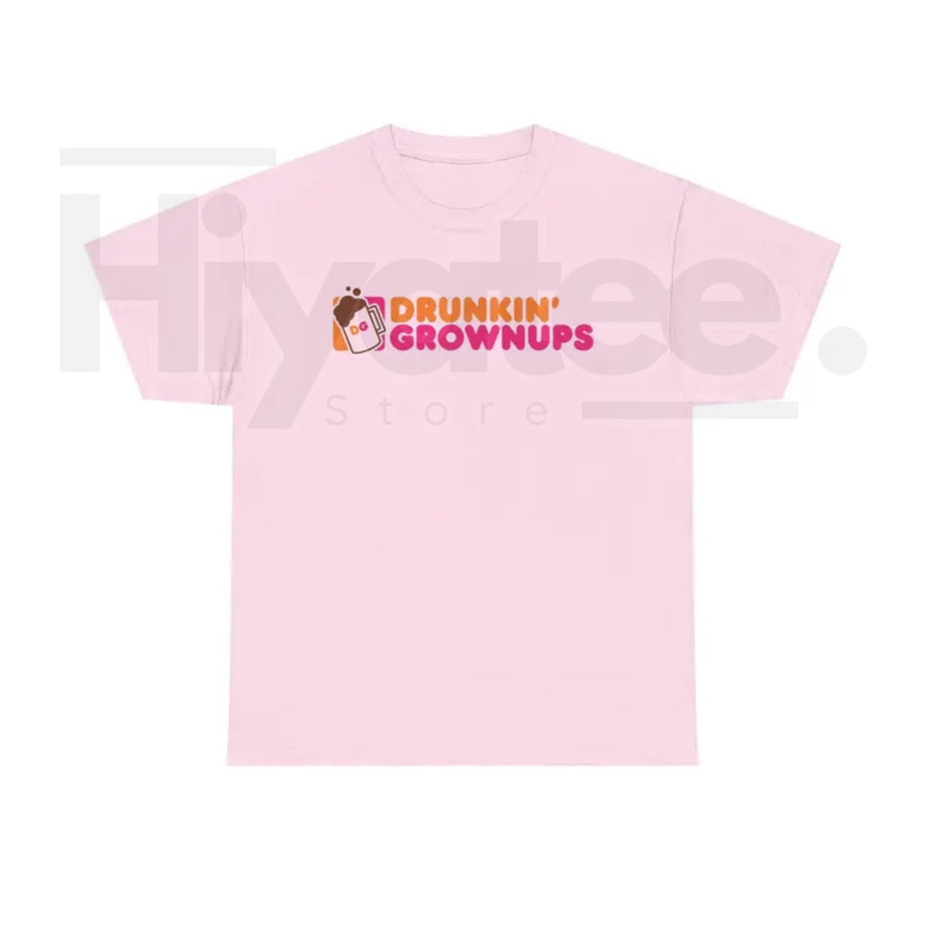 "Drunkin’ Grownups" Viral Funny T-Shirt – Adult Humor Drinking & Party Tee by Hiyatee