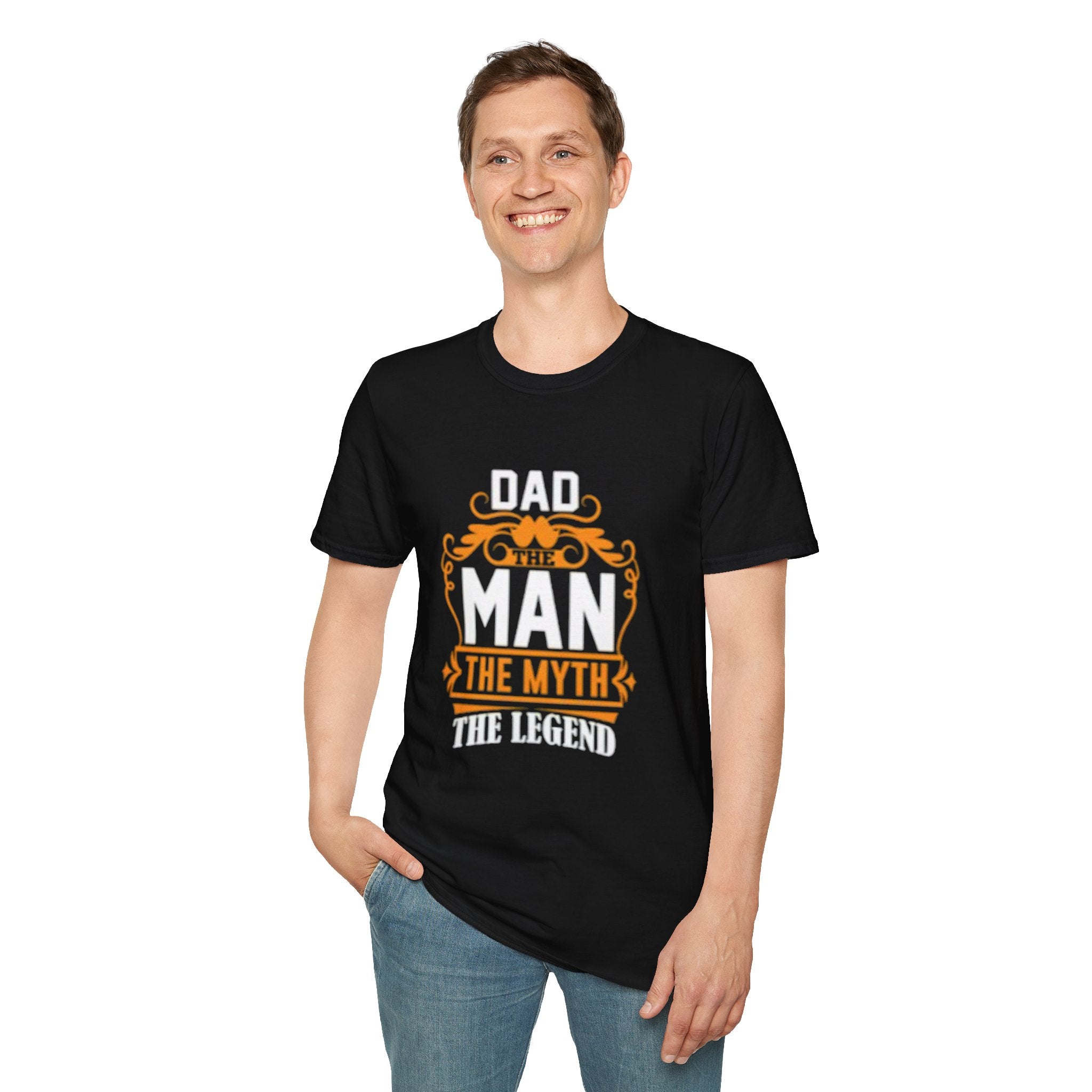 Dad The Man The Myth The Legend T-Shirt — Father’s Day Gift Tee by Printify