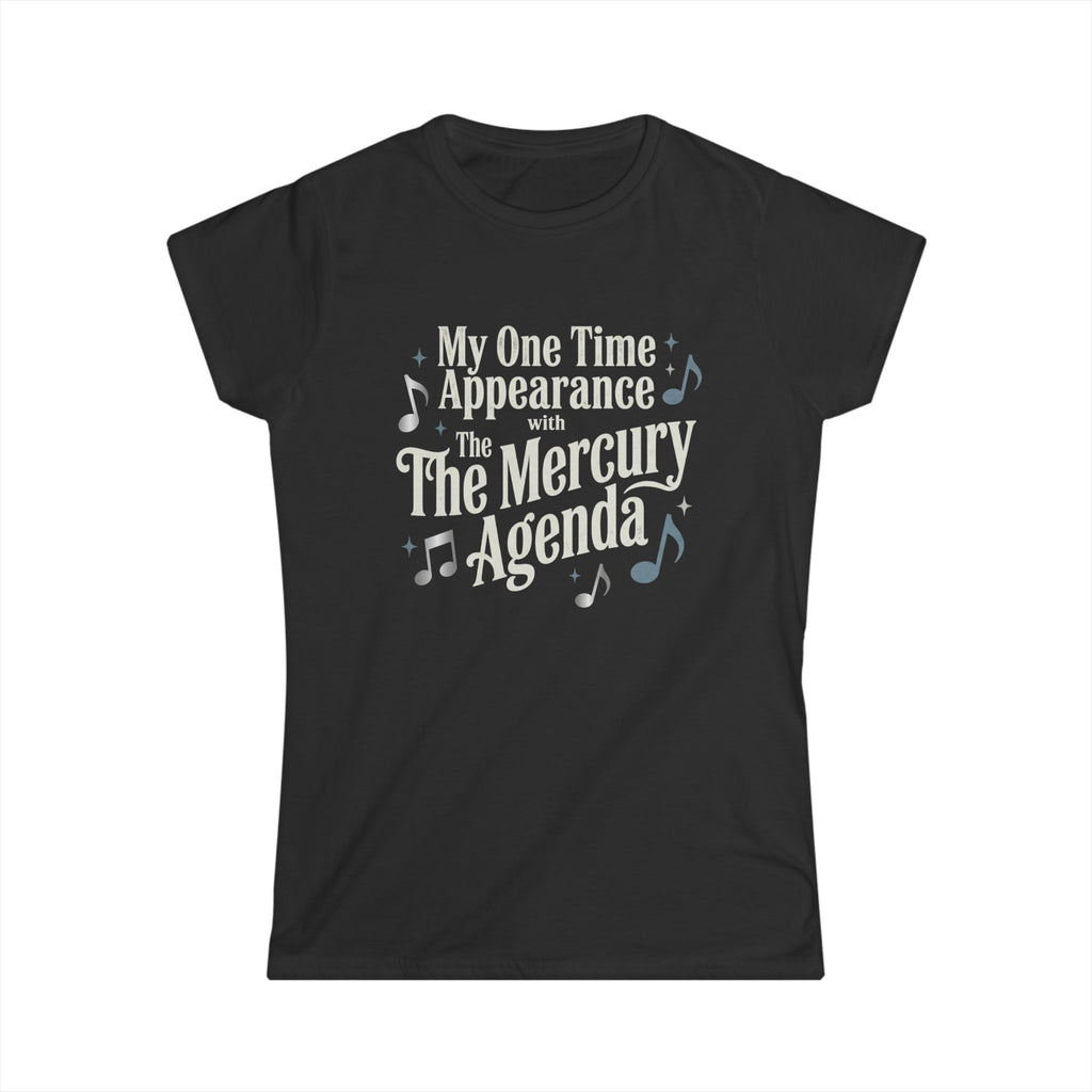 Women's Black Tee — Classic Softstyle Short Sleeve Shirt by Printify