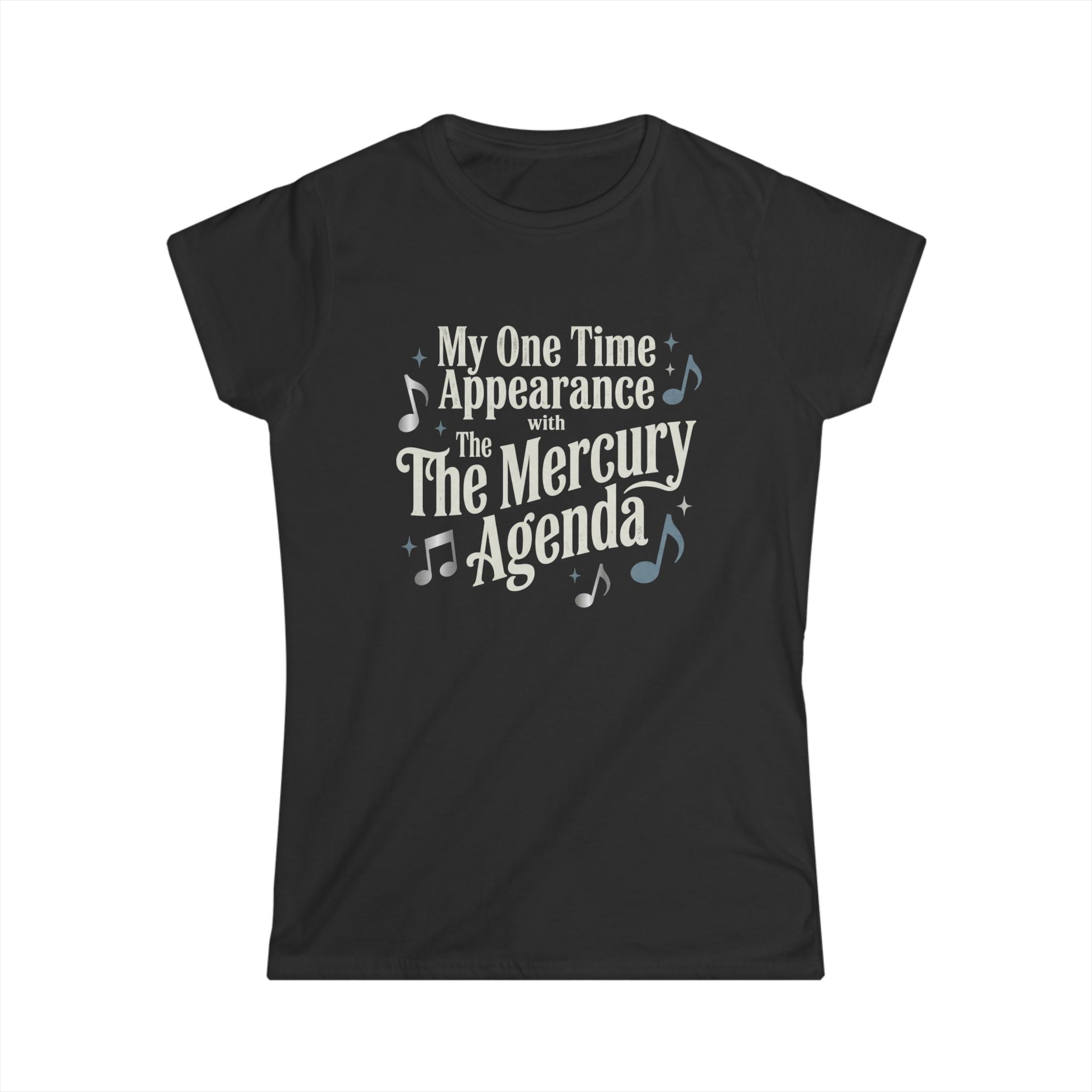 Women's Black Tee — Classic Softstyle Short Sleeve Shirt by Printify