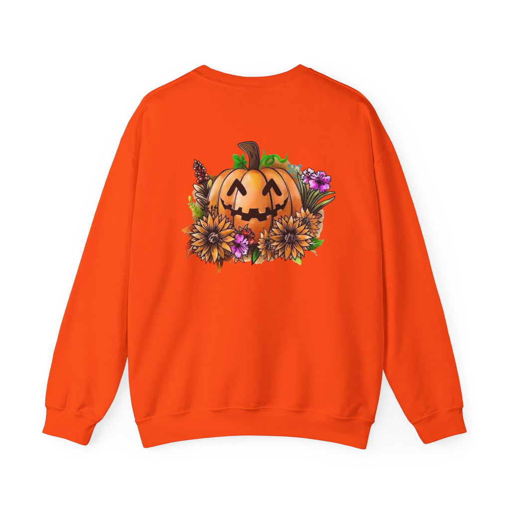 Fall Vibes Sweatshirt, Cozy Pullover, Halloween Gift, Pumpkin Crewneck, Autumn Apparel, Fall Fashion by Printify