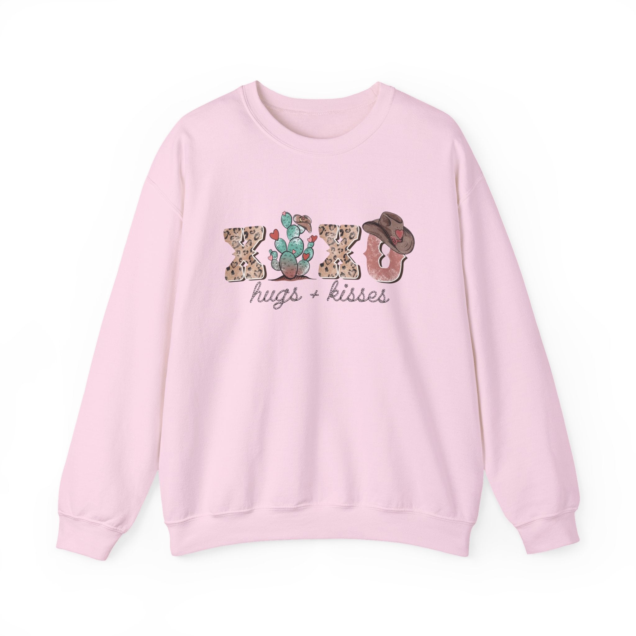 Cactus XOXO Valentine Sweatshirt by Printify