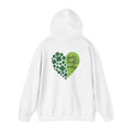Lucky Today Hoodie — Shamrock Heart St. Patrick’s Day Sweatshirt by Printify