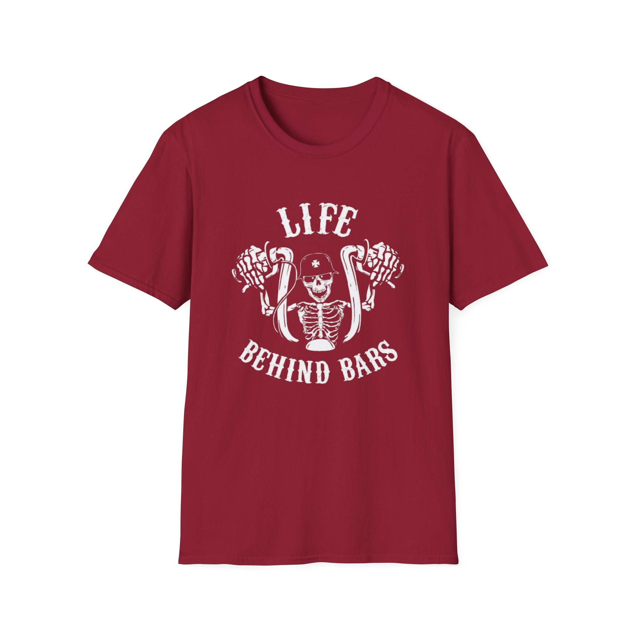 Life Behind Bars T-Shirt — Graphic Tee by Printify