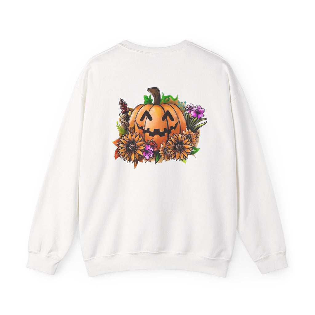 Fall Vibes Sweatshirt, Cozy Pullover, Halloween Gift, Pumpkin Crewneck, Autumn Apparel, Fall Fashion by Printify