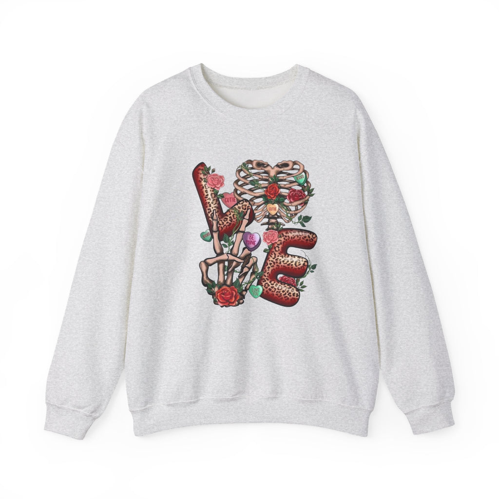Valentine's Day Love Crewneck Sweatshirt by Printify