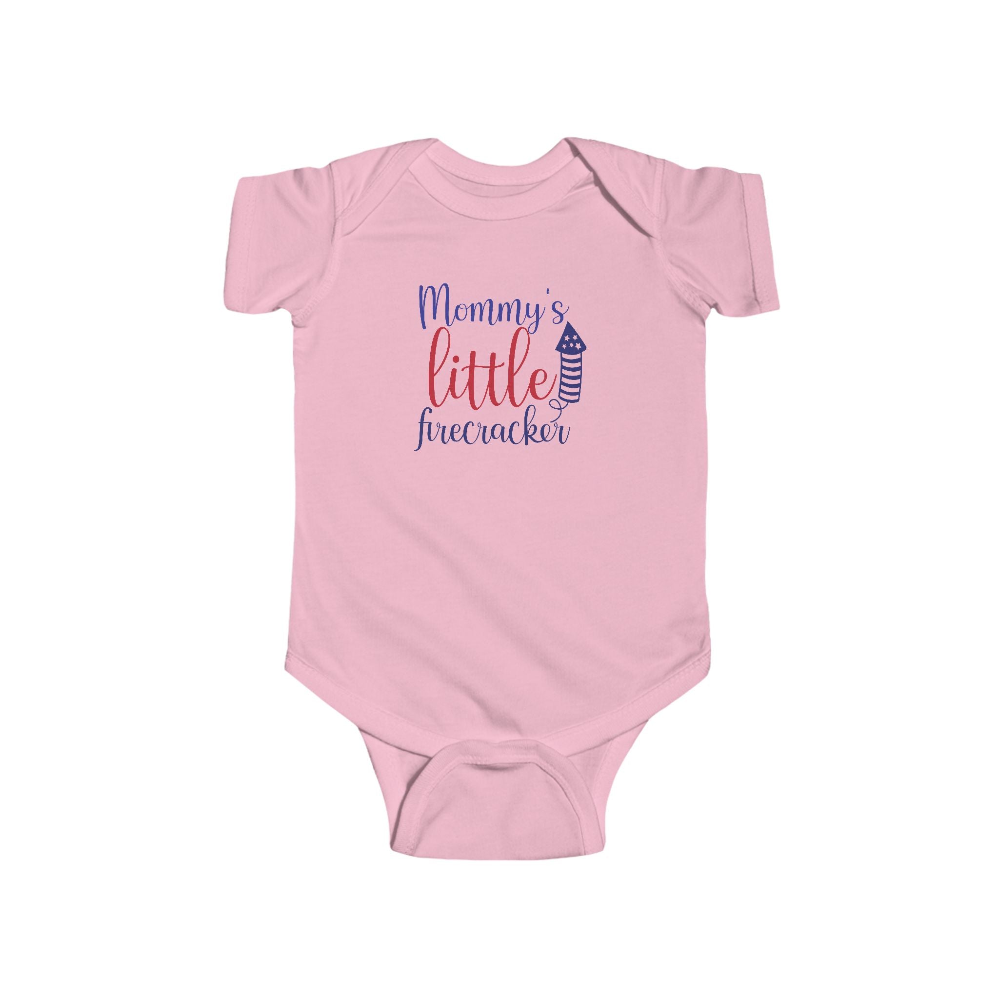 Mommy's Little Firecracker Infant Bodysuit | Cute July 4th Baby Outfit, Patriotic Baby Clothes, Celebration Wear, Baby Shower Gift, [...] by Printify