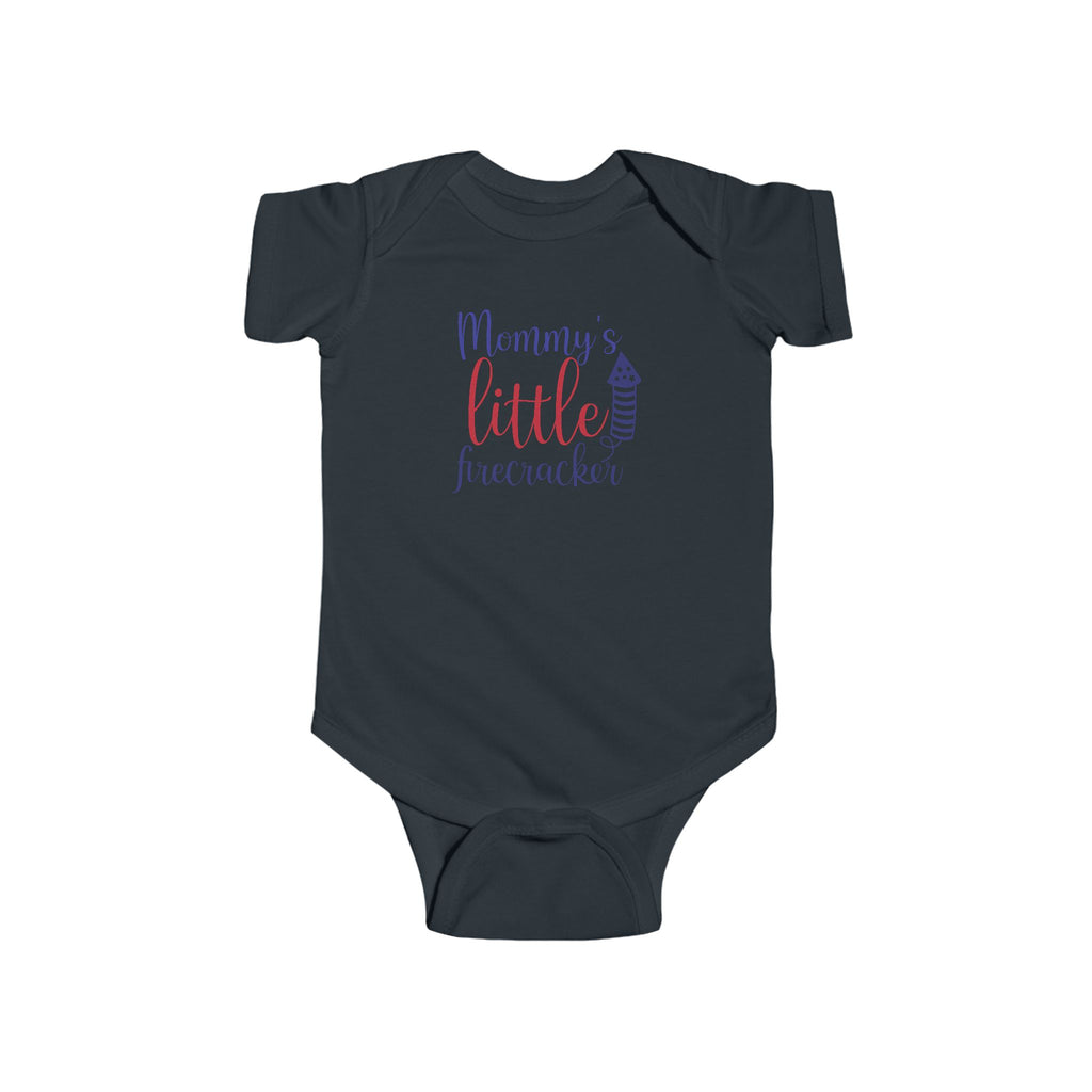 Mommy's Little Firecracker Infant Bodysuit | Cute July 4th Baby Outfit, Patriotic Baby Clothes, Celebration Wear, Baby Shower Gift, [...] by Printify