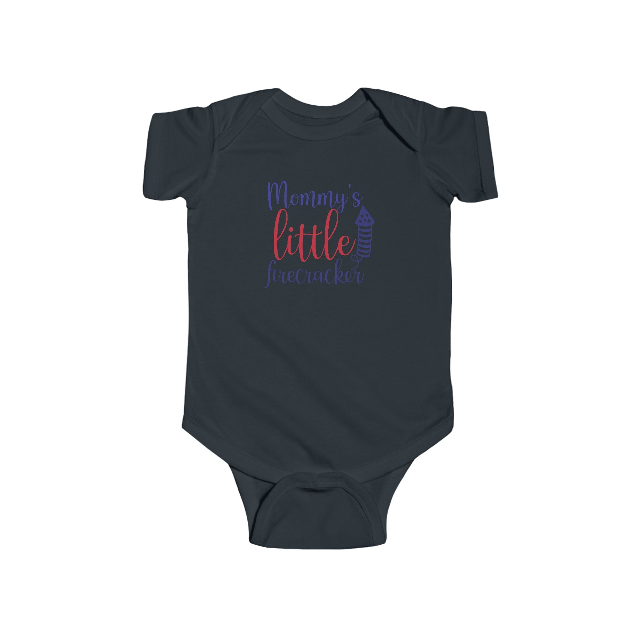 Mommy's Little Firecracker Infant Bodysuit | Cute July 4th Baby Outfit, Patriotic Baby Clothes, Celebration Wear, Baby Shower Gift, [...] by Printify