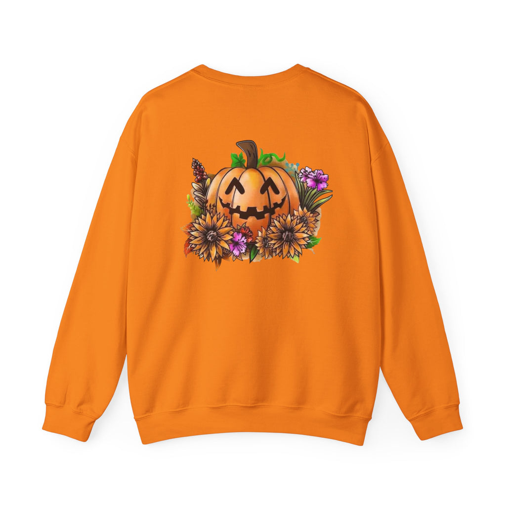 Fall Vibes Sweatshirt, Cozy Pullover, Halloween Gift, Pumpkin Crewneck, Autumn Apparel, Fall Fashion by Printify