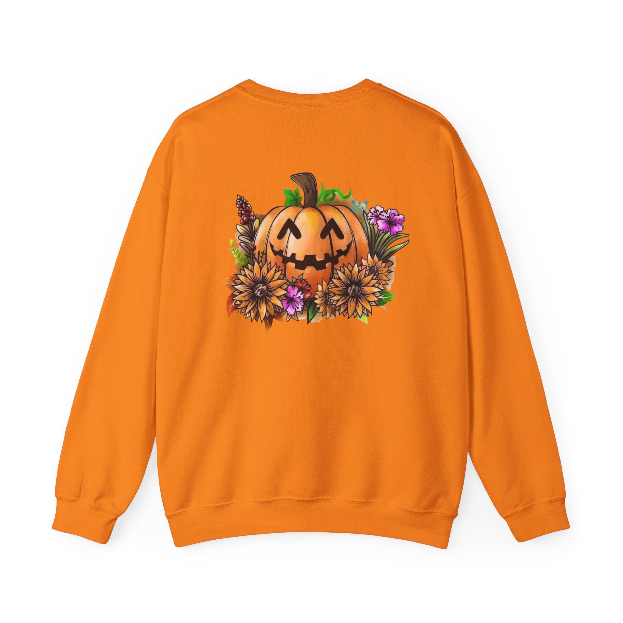 Fall Vibes Sweatshirt, Cozy Pullover, Halloween Gift, Pumpkin Crewneck, Autumn Apparel, Fall Fashion by Printify