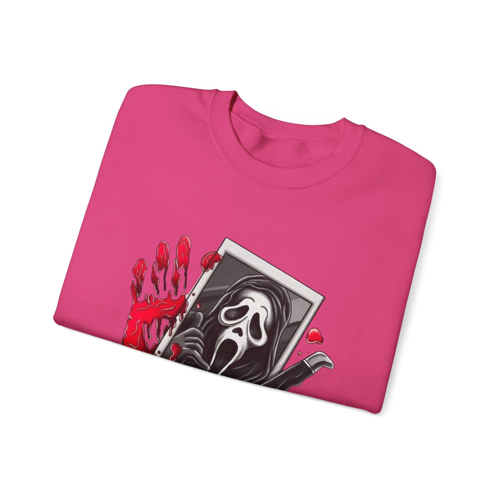 Scream Movie Valentine's Crewneck Sweatshirt by Printify