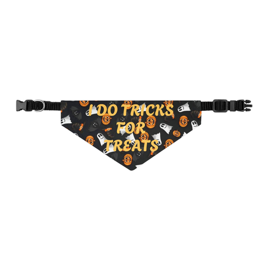 Halloween Pet Bandana Collar – “Do Tricks for Treats” Dog & Cat Accessory by Printify