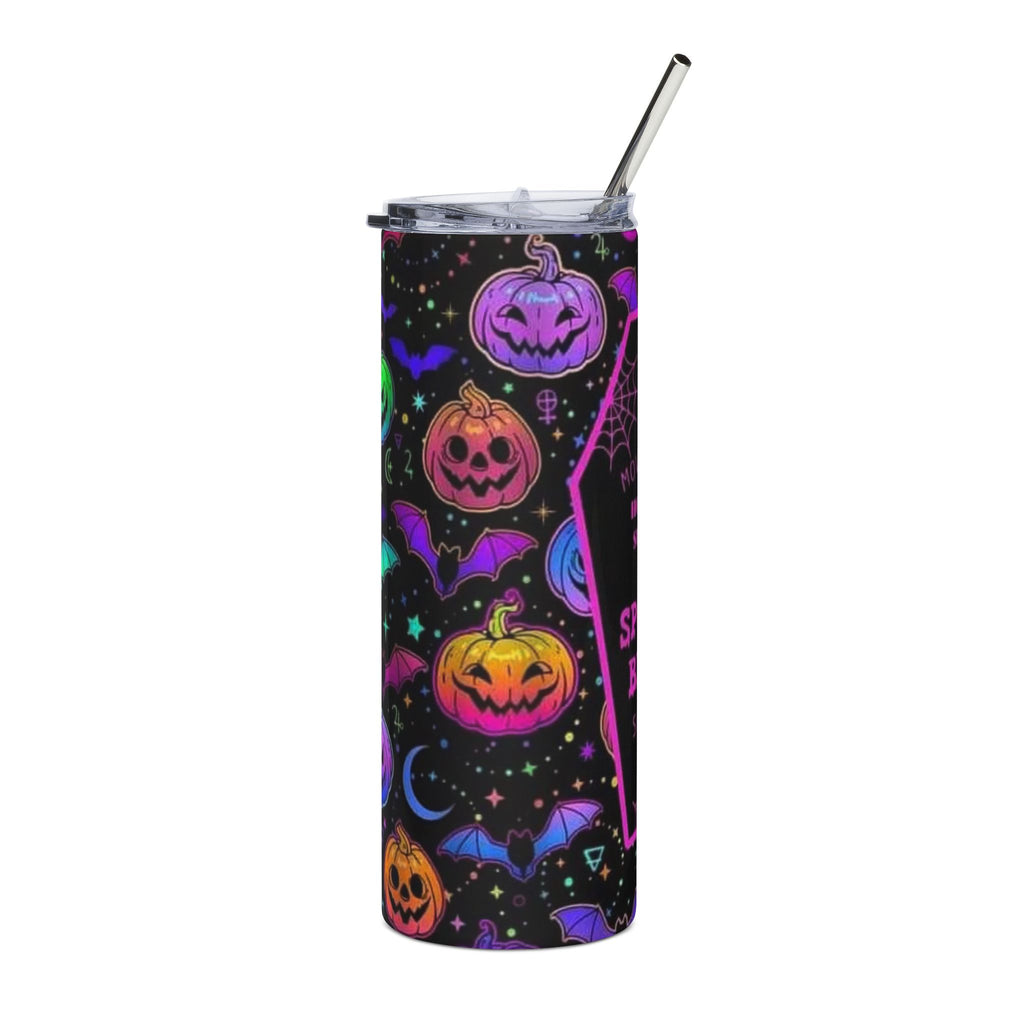 20oz Stainless Steel Tumbler — "Move Over Hot Girl Summer, It’s Spooky Bitch Season" Halloween Travel Cup by Printify