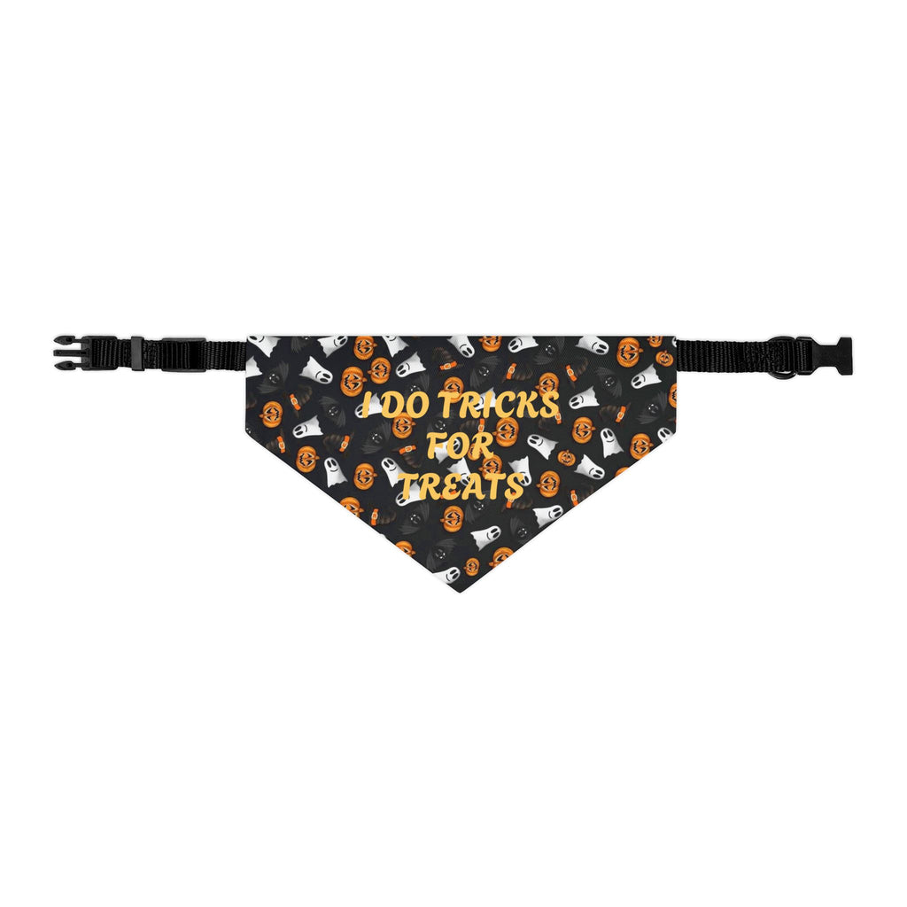 Halloween Pet Bandana Collar – “Do Tricks for Treats” Dog & Cat Accessory by Printify