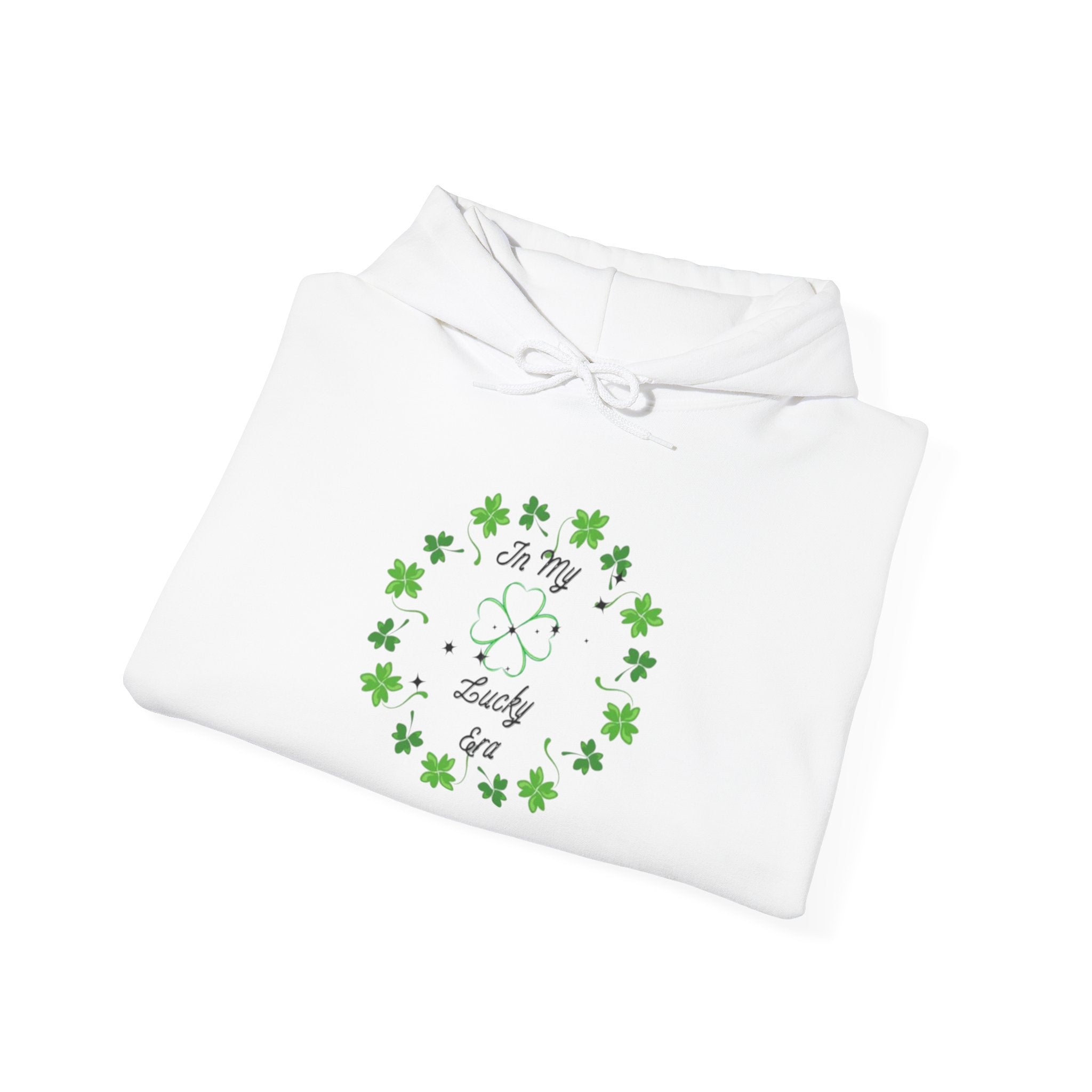 Lucky Today Hoodie — Shamrock Heart St. Patrick’s Day Sweatshirt by Printify