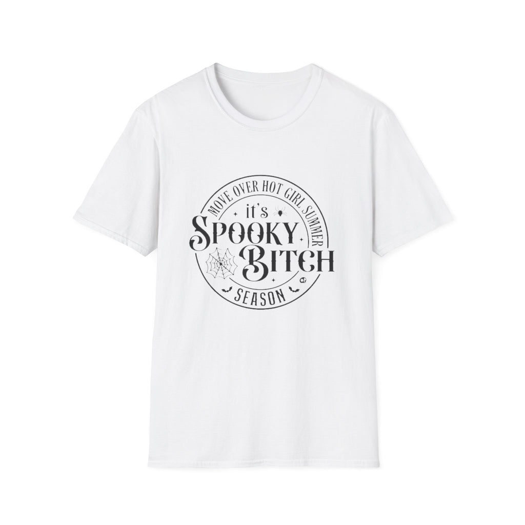 Spooky Bitch T-Shirt — "Move Over Hot Girl Summer" Halloween Tee by Printify