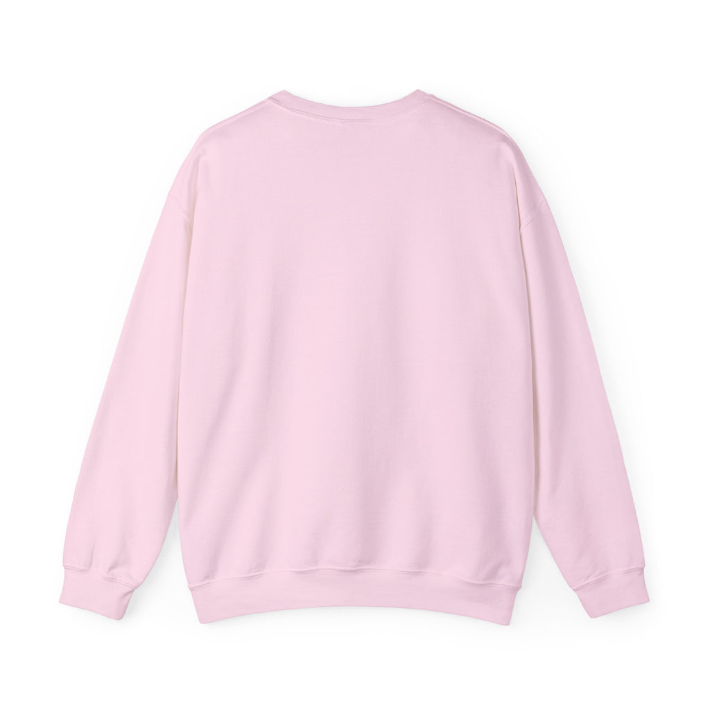 Festive Crewneck Sweatshirt - Hallo Thank-Smas Design, Fall Apparel, Winter Wardrobe Essential, Holiday Gift, Cozy Casual Wear by Printify