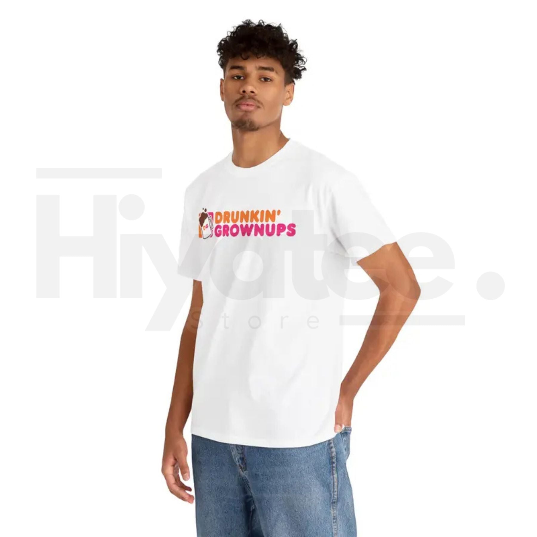 "Drunkin’ Grownups" Viral Funny T-Shirt – Adult Humor Drinking & Party Tee by Hiyatee