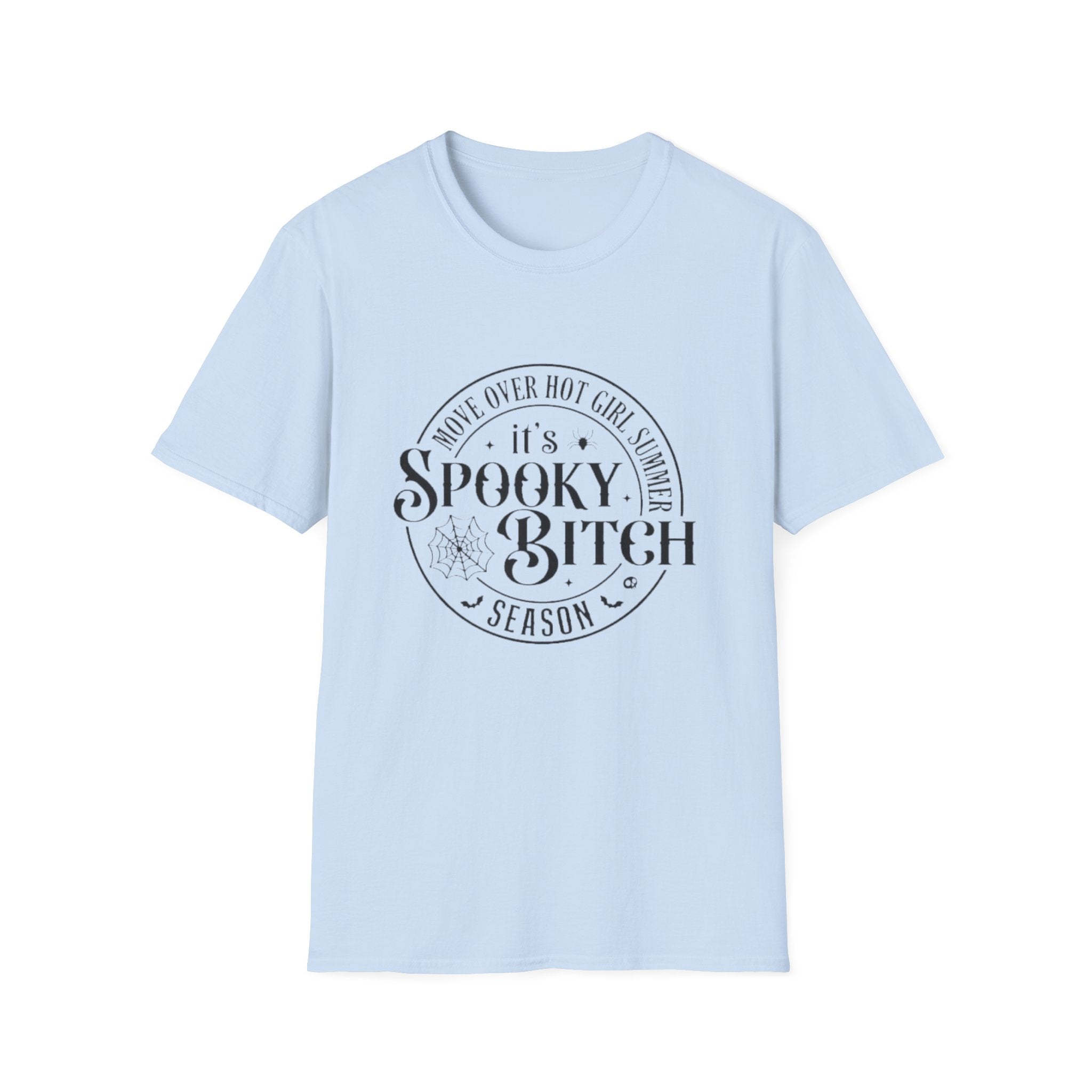 Spooky Bitch T-Shirt — "Move Over Hot Girl Summer" Halloween Tee by Printify