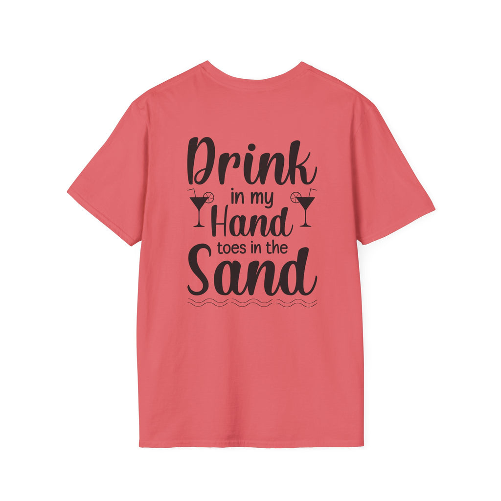 Happy and Salty T-Shirt — Nautical Anchor Graphic Tee by Printify