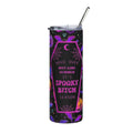 20oz Stainless Steel Tumbler — "Move Over Hot Girl Summer, It’s Spooky Bitch Season" Halloween Travel Cup by Printify