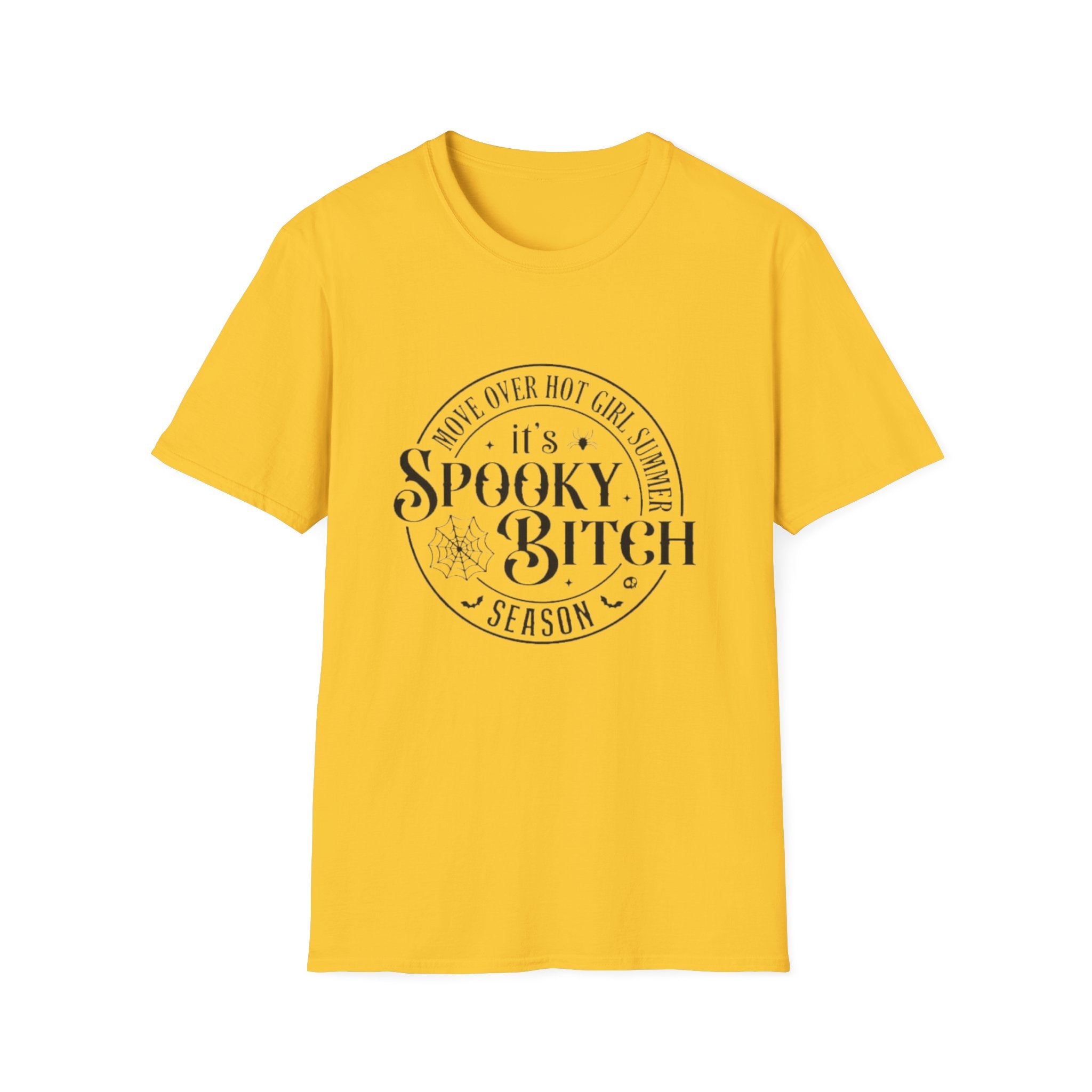 Spooky Bitch T-Shirt — "Move Over Hot Girl Summer" Halloween Tee by Printify