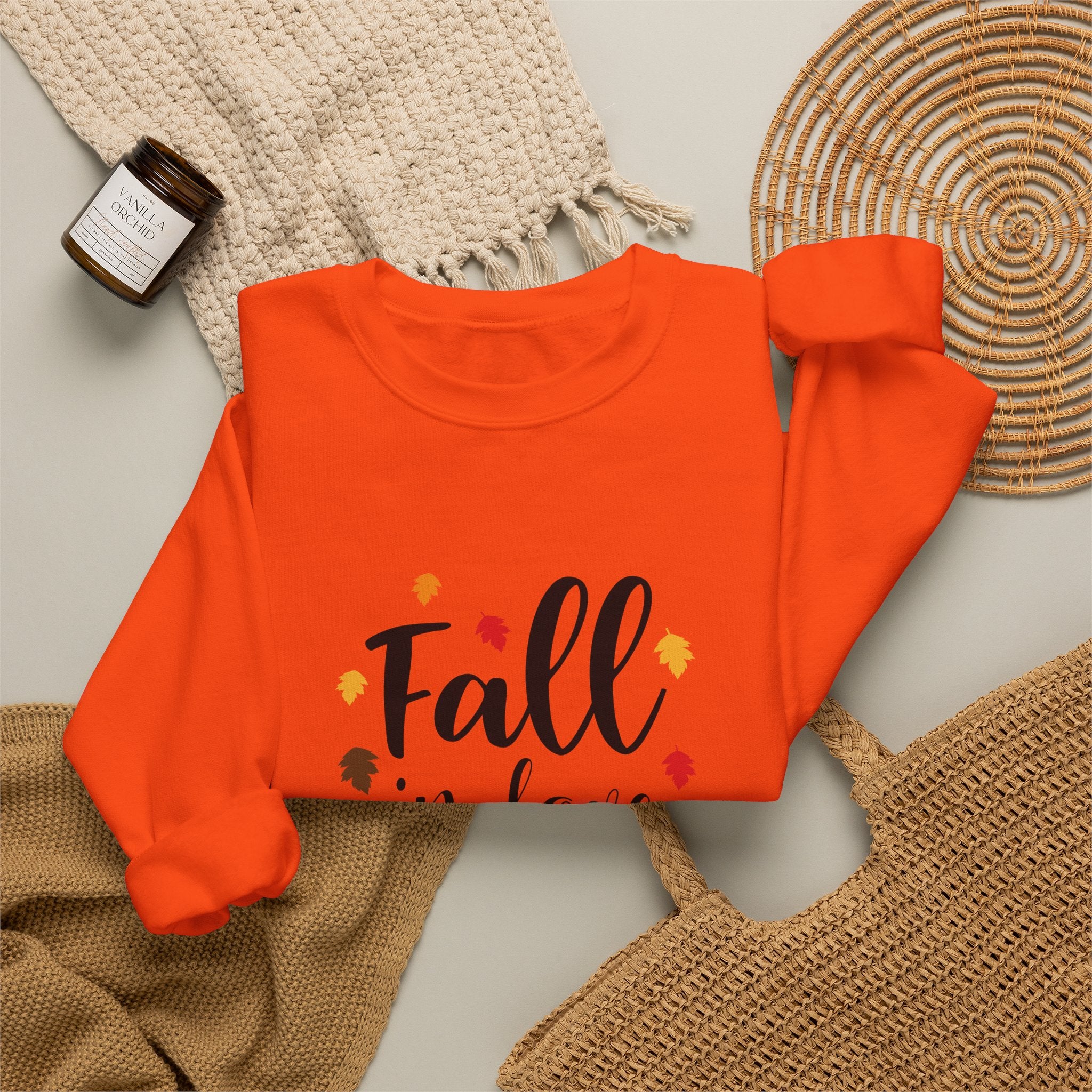 Just a Girl Who Loves Fall Crewneck Sweatshirt – Cozy Autumn Pullover by Printify